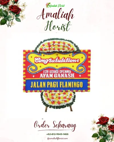 Bunga Papan Congratulation di Kelusa